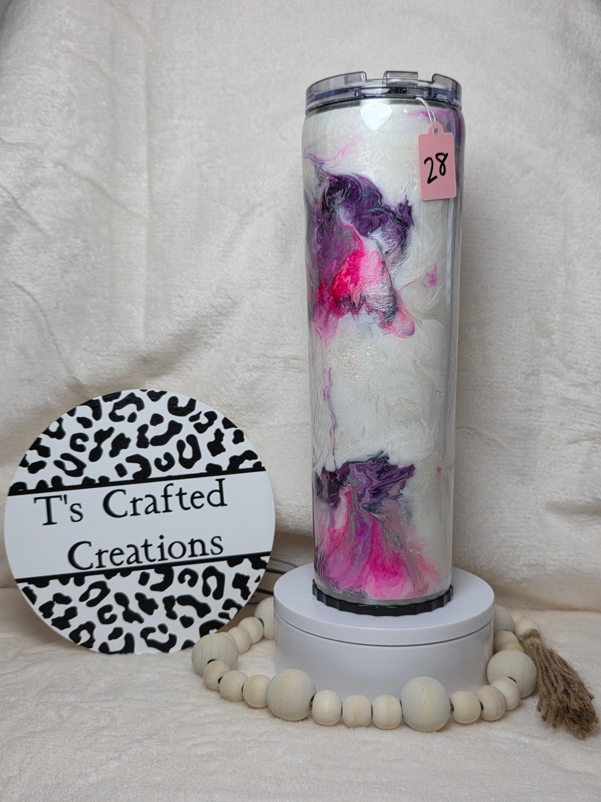 28. Pink and Purple Marble