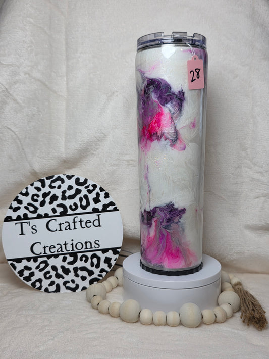 28. Pink and Purple Marble