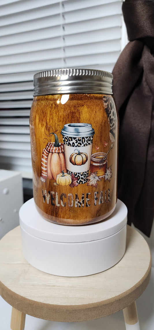 Fall Mason Jar