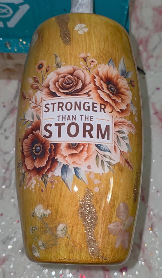 25 oz woodgrain barrel tumbler